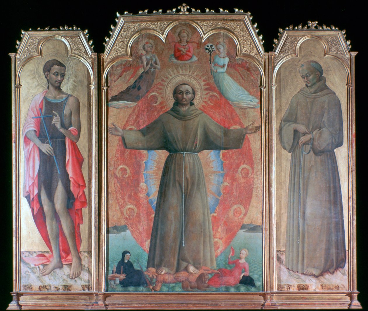 Franciskus ekstase, 1437-1444 av Sassetta