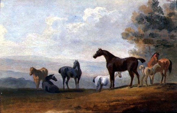 Hester (olje på panel) av Sawrey Gilpin
