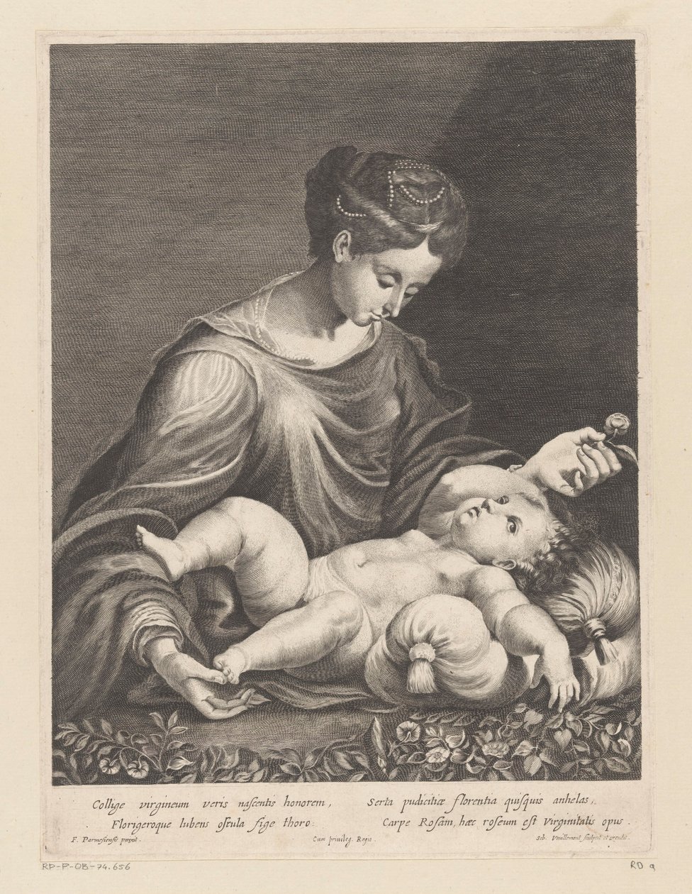 Mary med barn av Sébastien Vouillemont