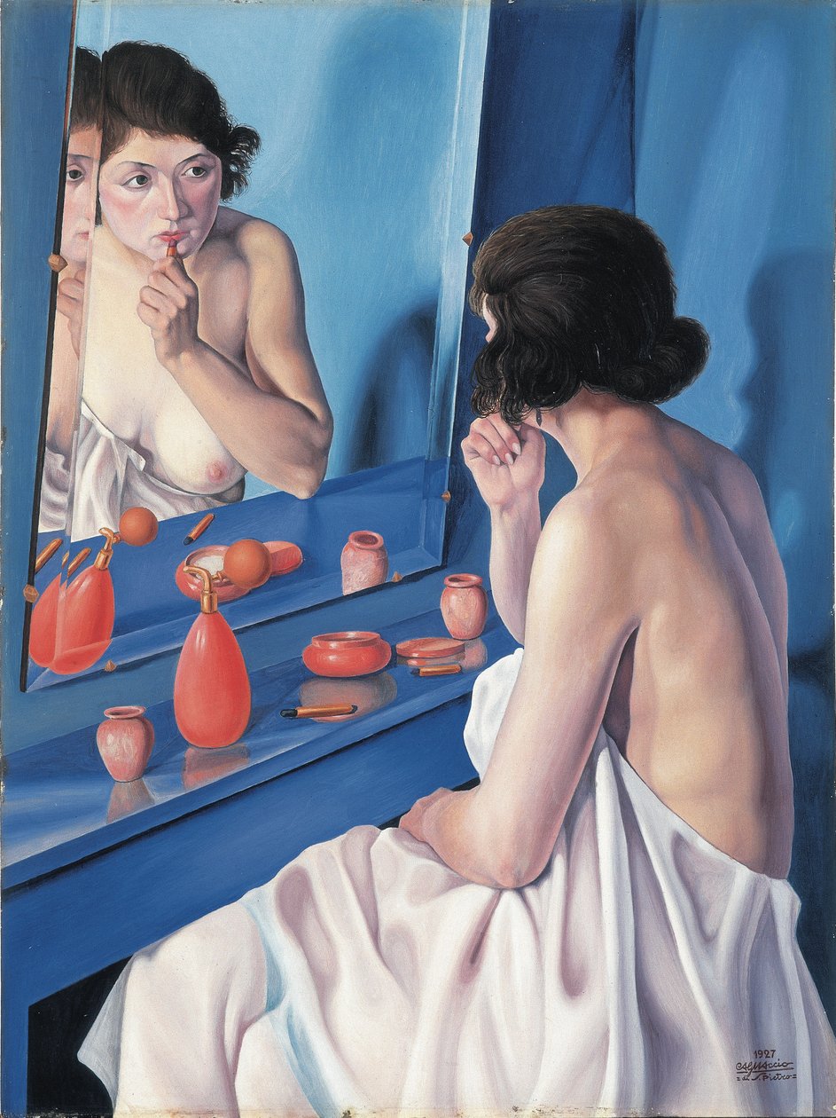 Woman Before a Mirror, 1927 av Scarpa
