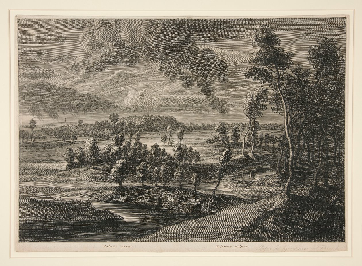 Landskap av Schelte Adams Bolswert