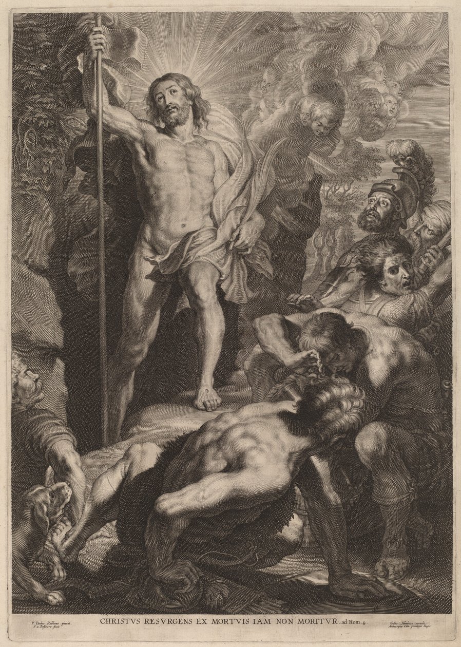 Oppstandelsen av Schelte Adams Bolswert after Sir Peter Paul Rubens