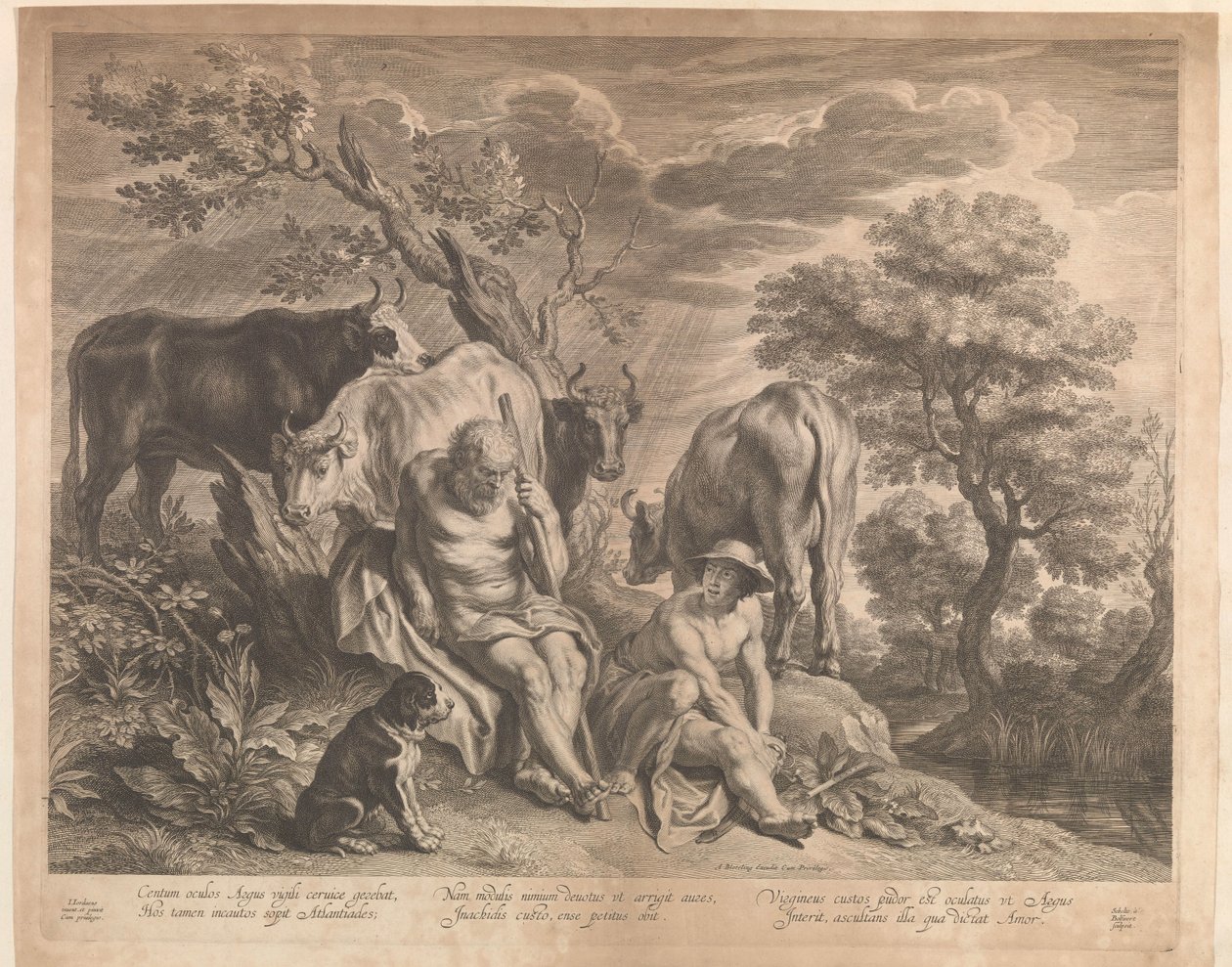 Mercury en Argus av Schelte Adamsz. Bolswert
