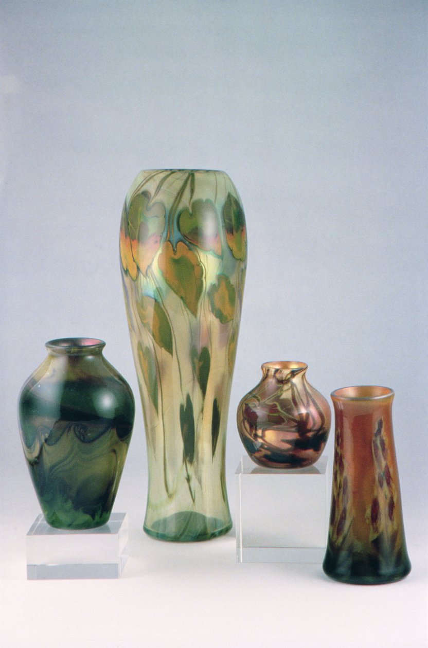 Tiffany & Co. vaser (glass) av School American