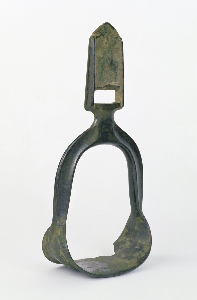 Kinesisk stigbøyle, 600-700-tallet (bronse) av School Chinese