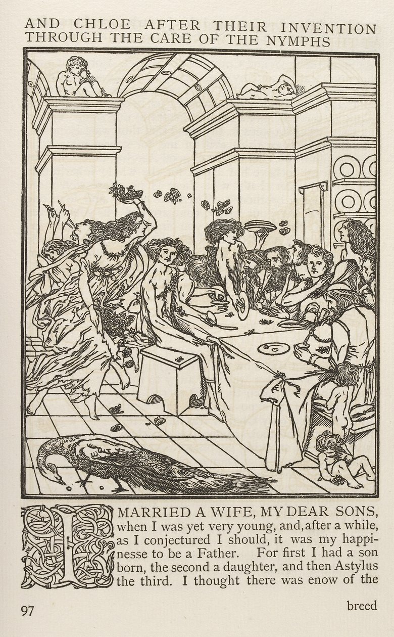 Daphnis og Chloe, Longus (trykk) av School English