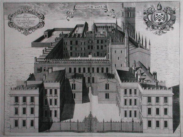 New College, Oxford (gravering) av School English
