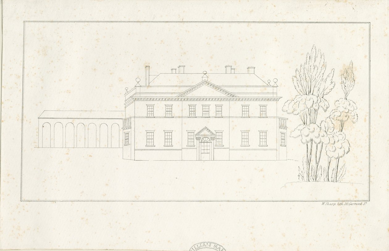 Whieldons Grove: litografi og [? 1800-tallet] (trykk) av School English