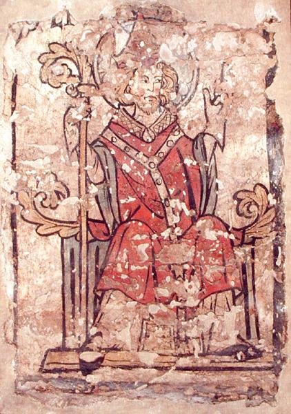 St. Lieven (fresco) av School Flemish