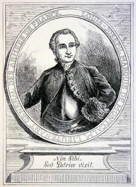 Marquis de Montcalm (gravering) av School French