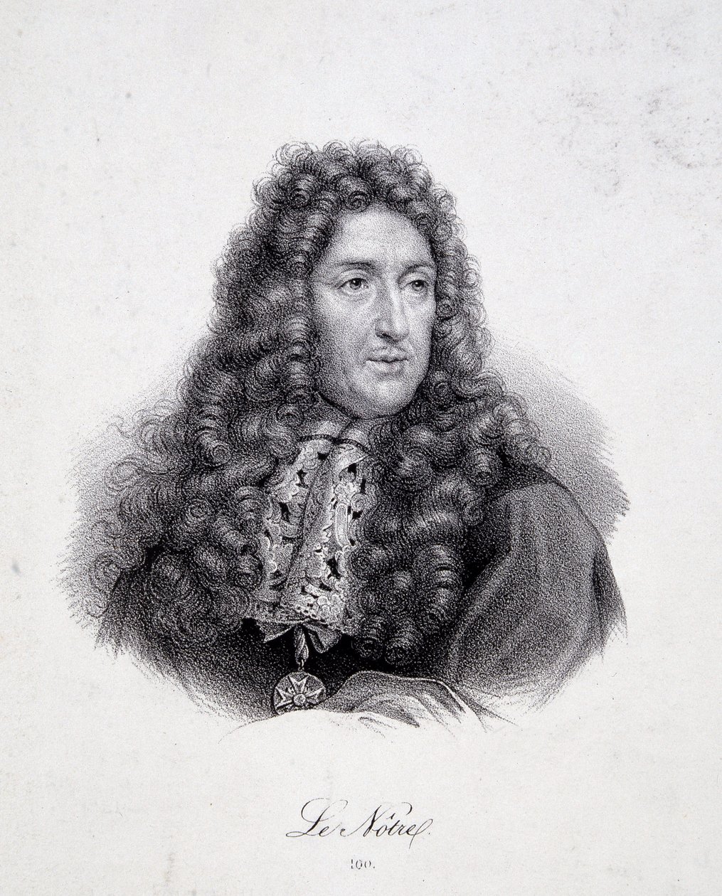 Portrett av Andre Le Notre (Lenotre av School French