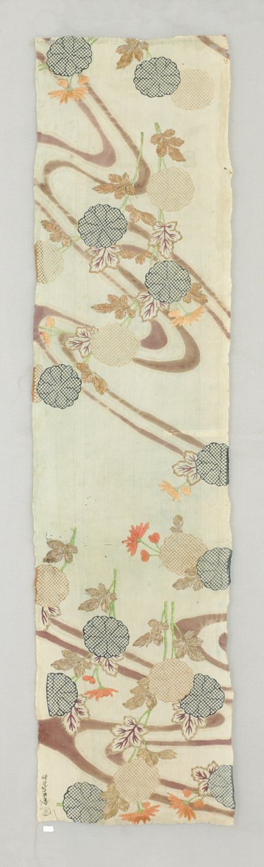 Kimonofragment (Klut) av Japanese School
