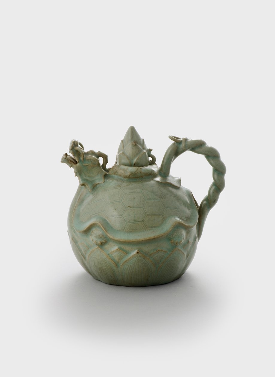 Ewer (steintøy med celadon glasur) av School Korean