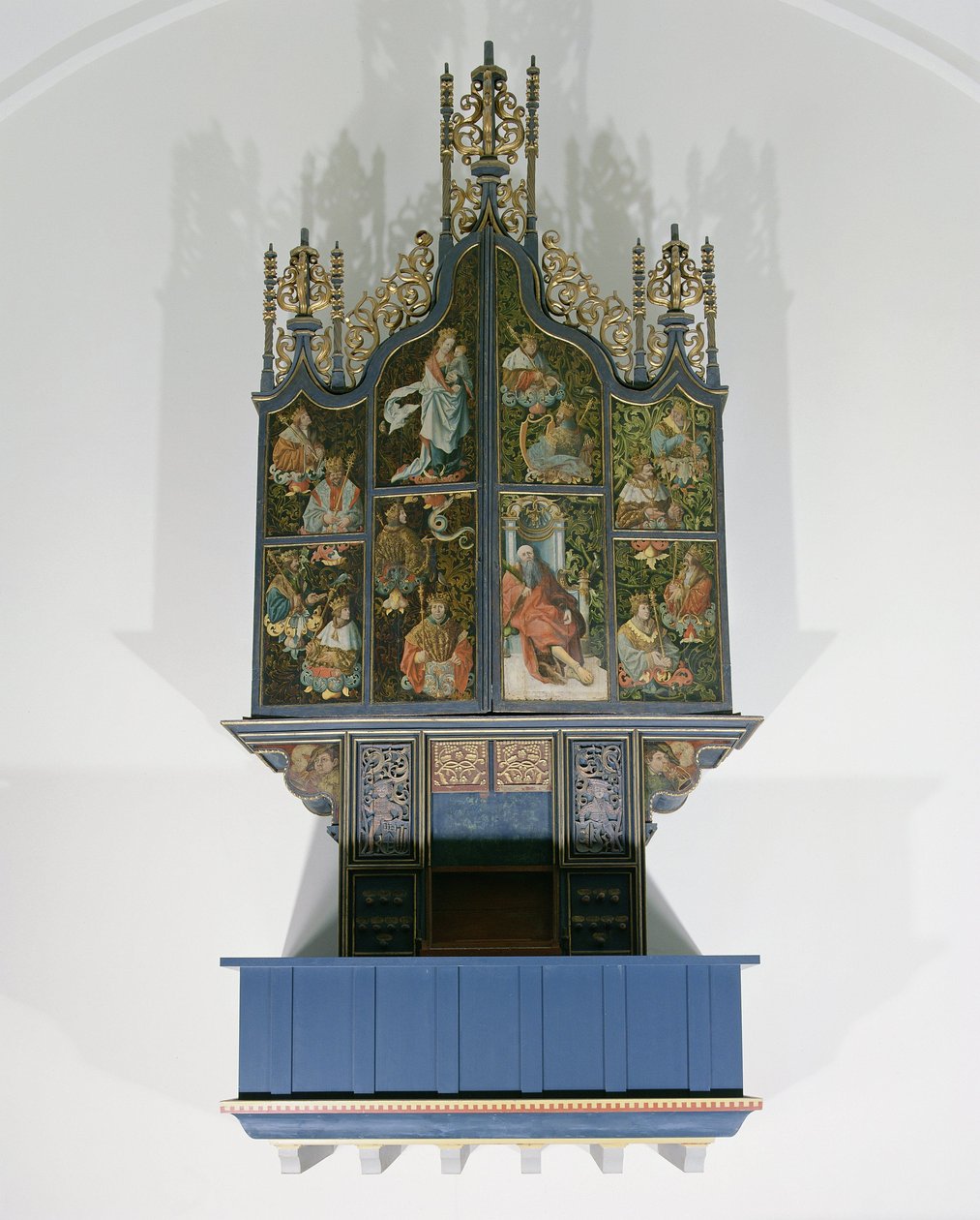 Malt orgel av School Netherlandish