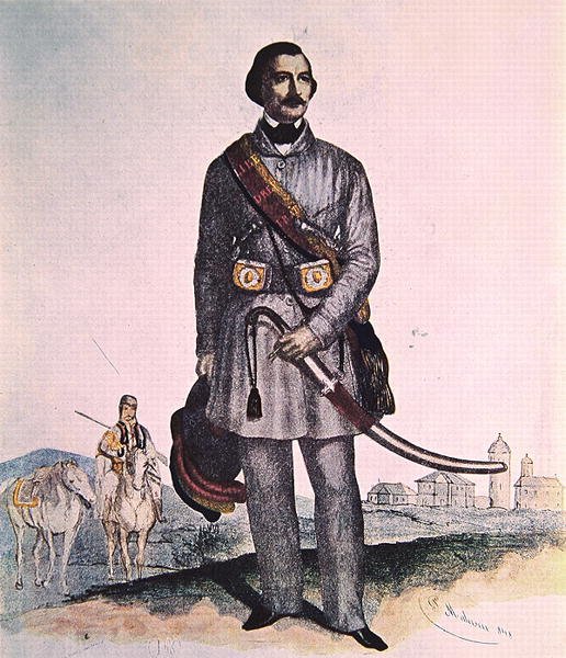 General Gheorghe Magheru (farge litho) av School Romanian