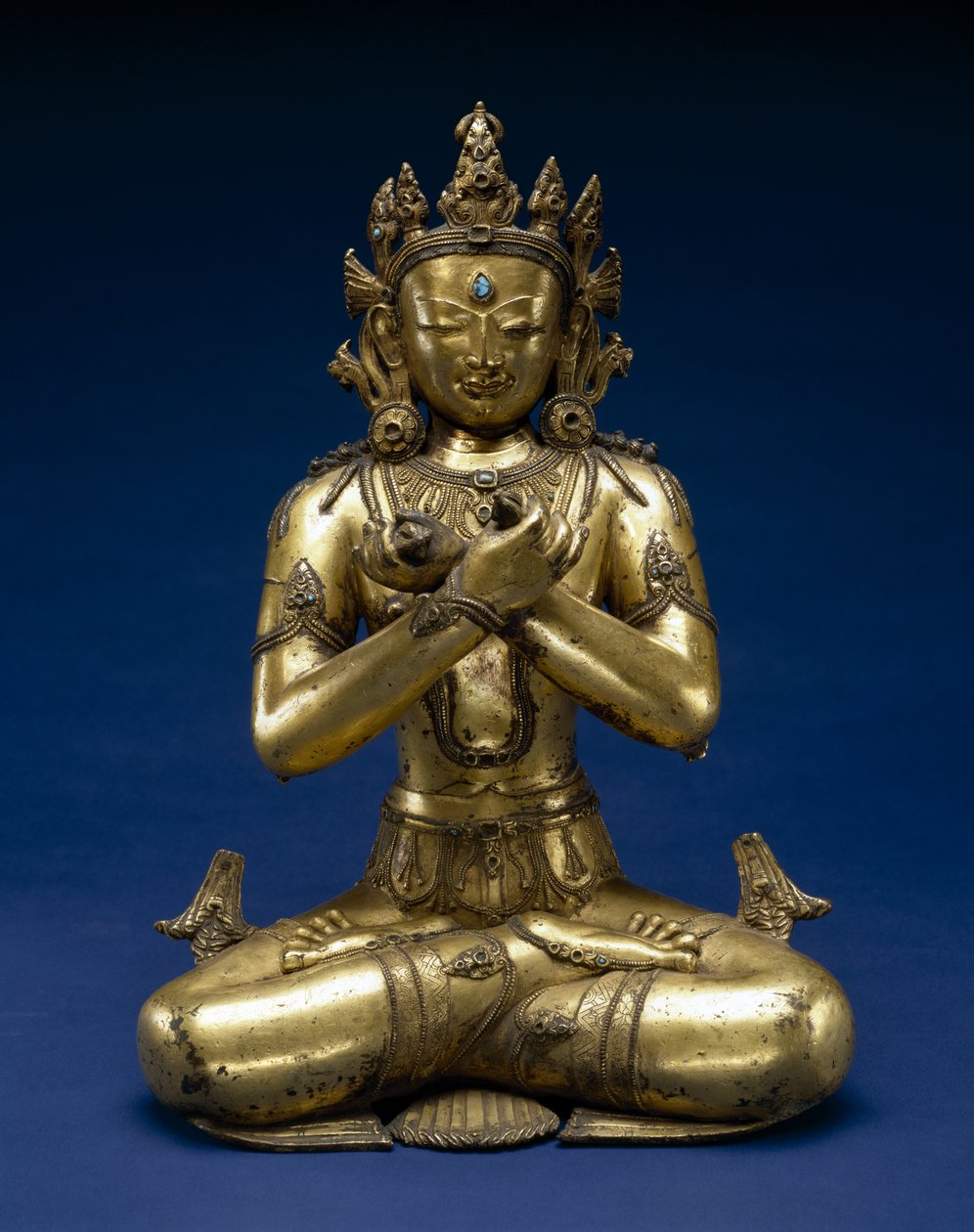 Vajradhara (Bærer av Thunderbolt) av School Tibetan