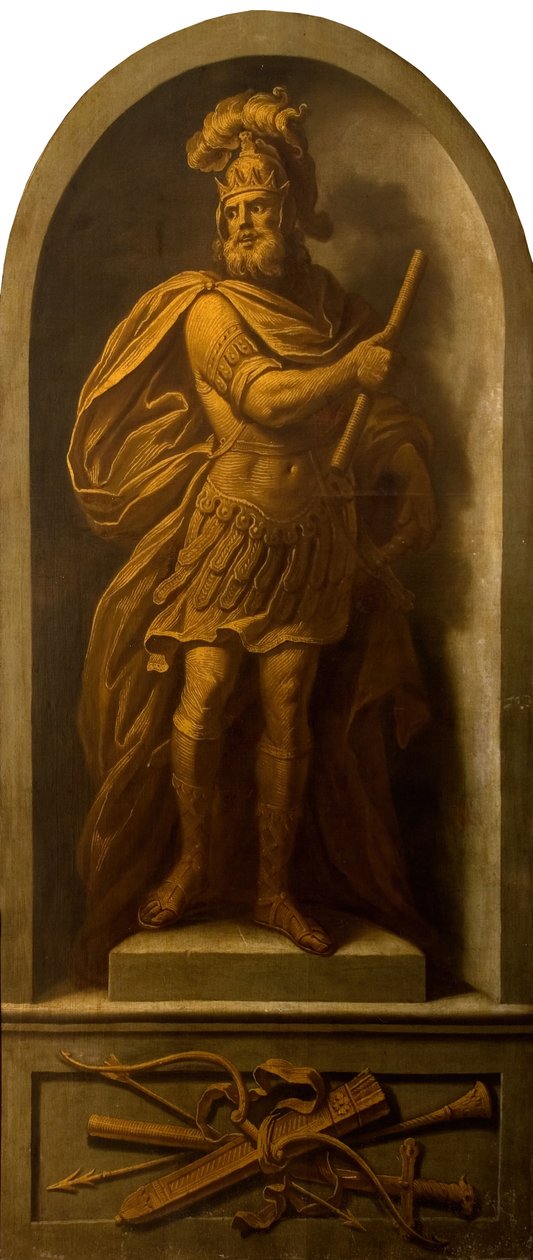 En kriger, 1710. av School of Godfrey Kneller