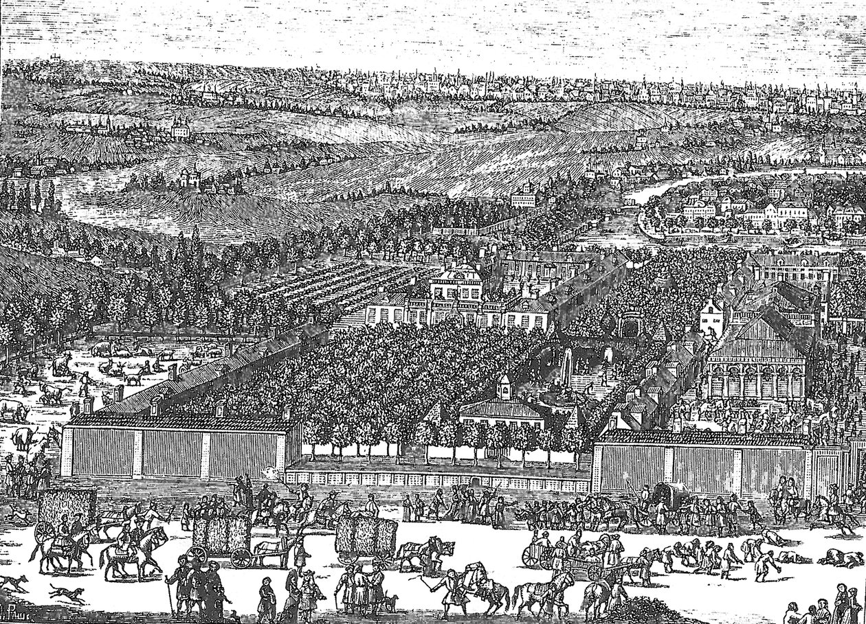 Herman Carter tyske kvarter i Moskva, 1705 av Schoonebeek