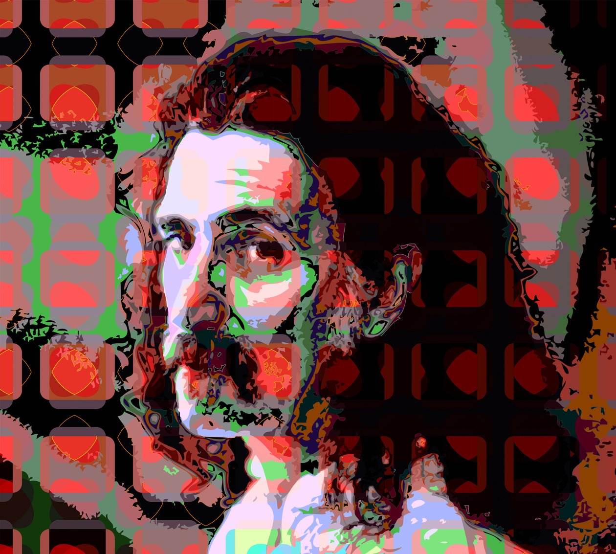 Frank Zappa (digital) av Scott J. Davis