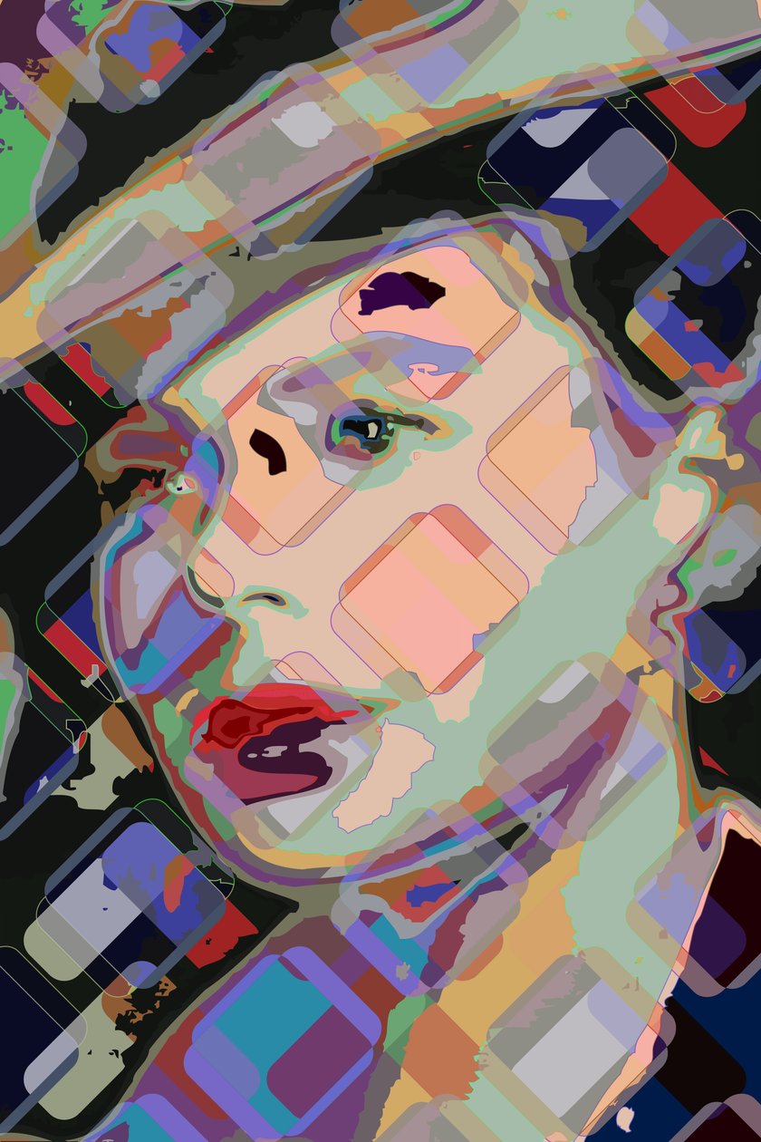 Ingrid Bergman (digital) av Scott J. Davis