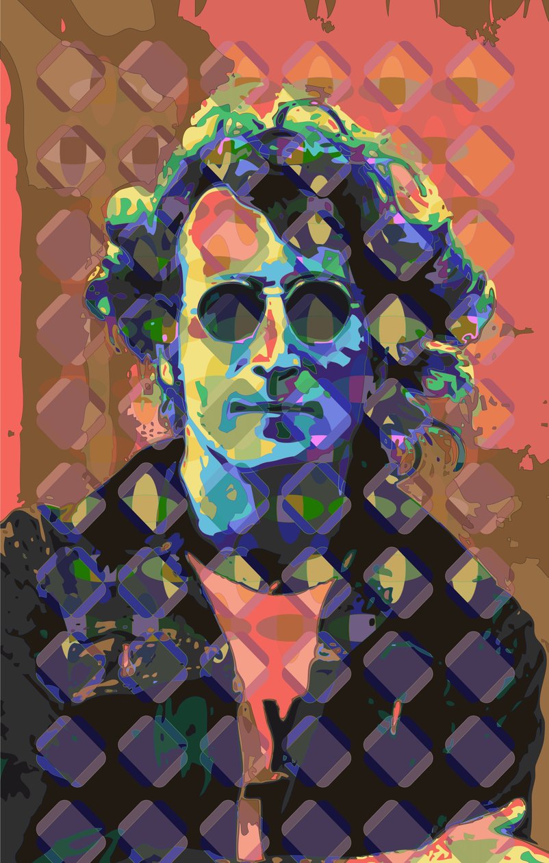 John Lennon (digital) av Scott J. Davis