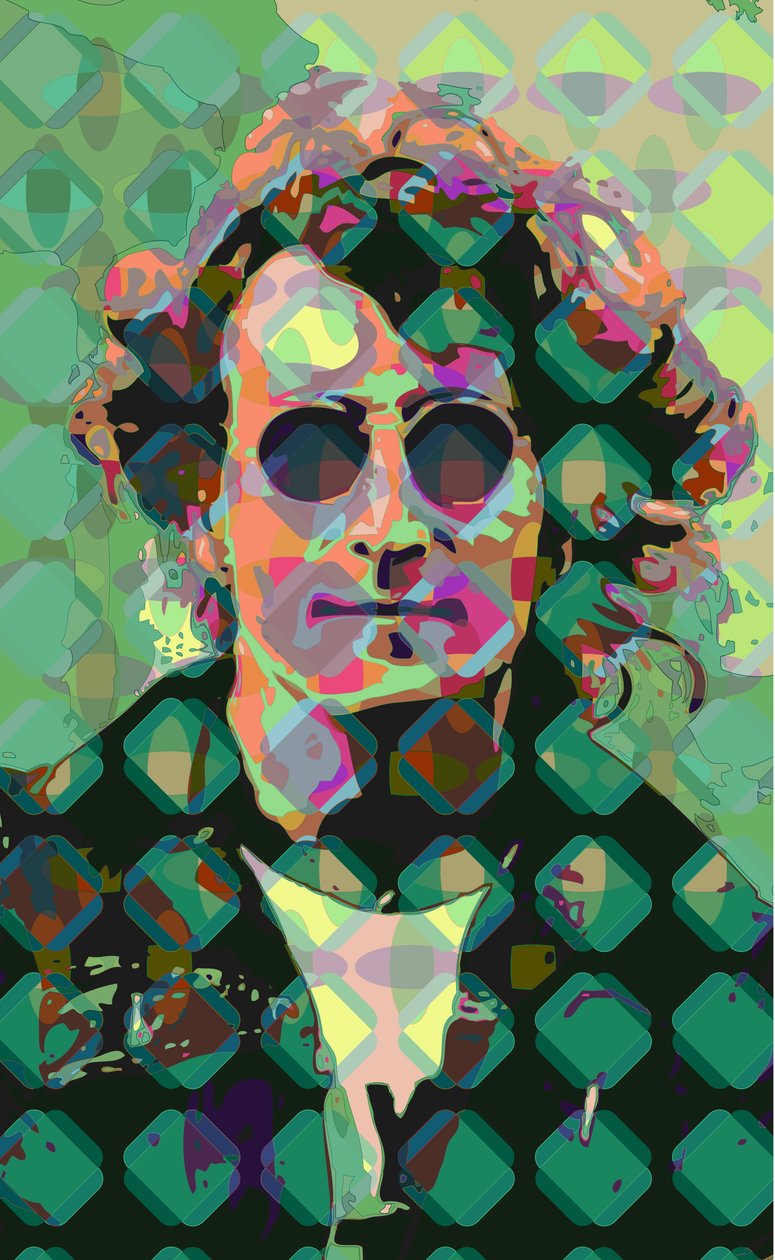 John Lennon (digital) av Scott J. Davis