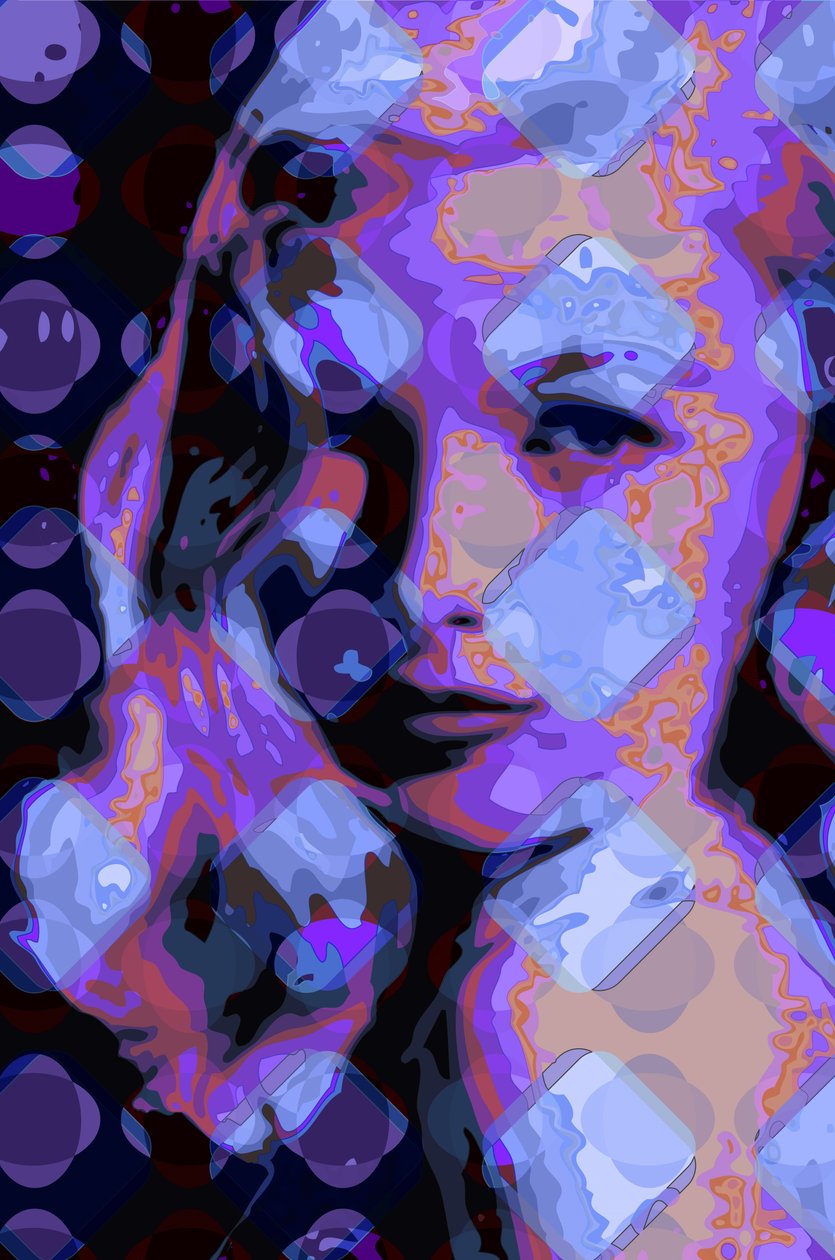 Veronica Lake (digital) av Scott J. Davis
