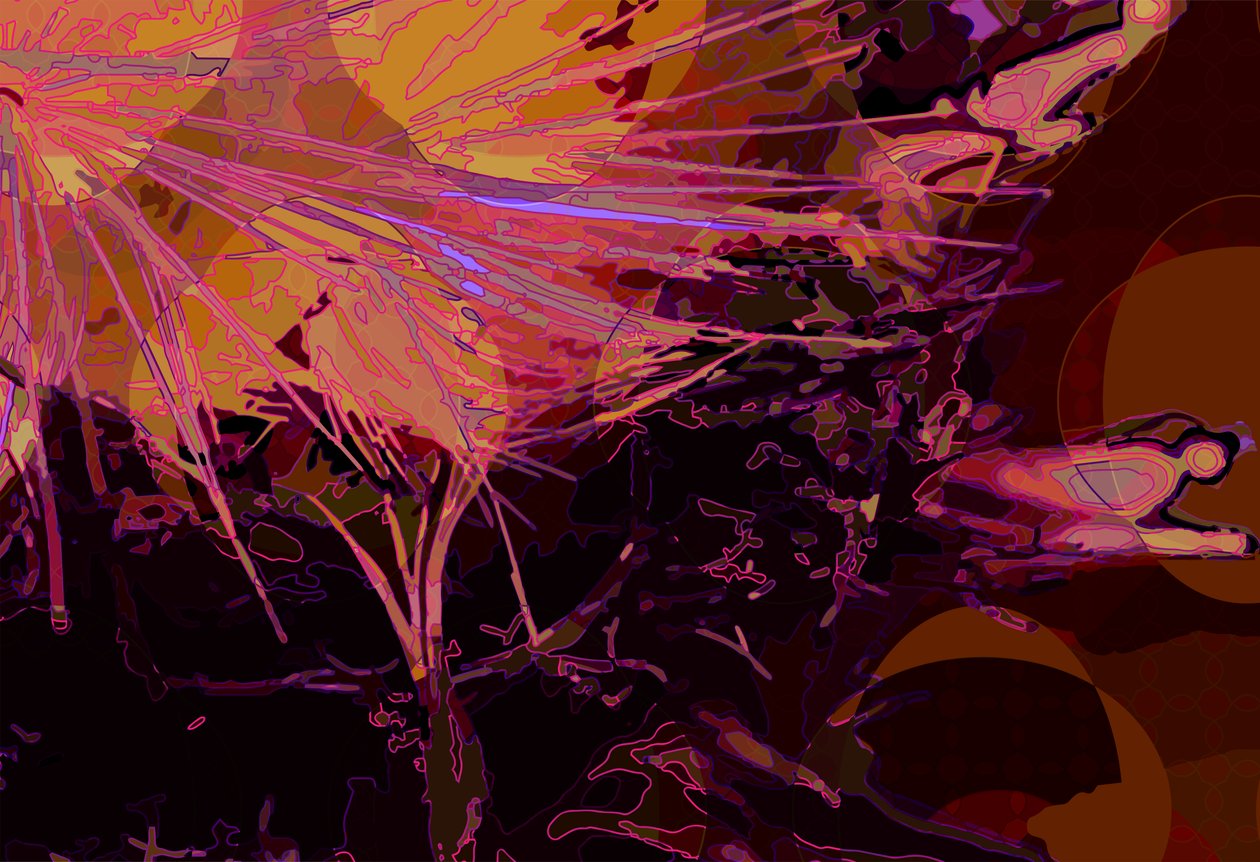 Artichoke_abst_horz6 (digital) av Scott J. Davis