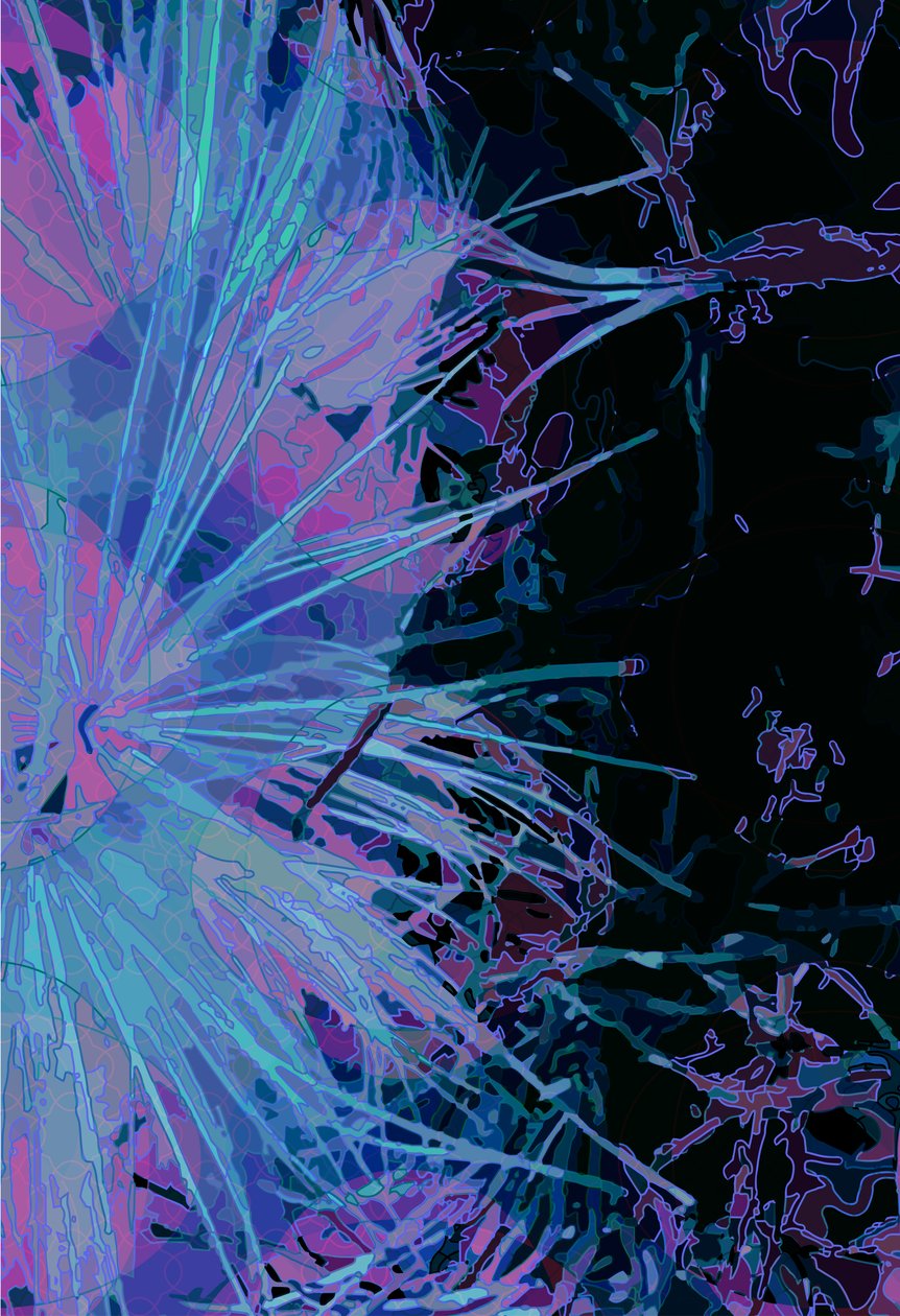 Artichoke_abst_vert1 (digital) av Scott J. Davis