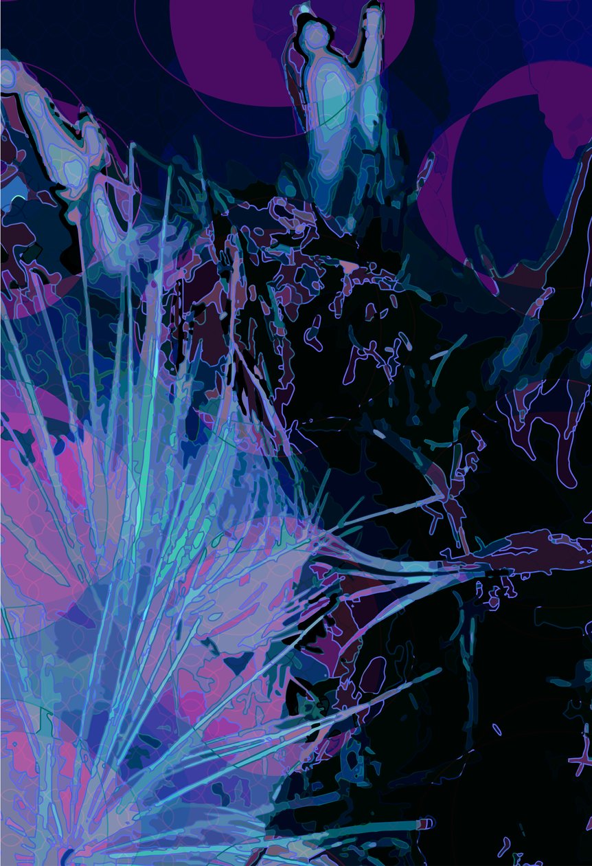 Artichoke_abst_vert5 (digital) av Scott J. Davis