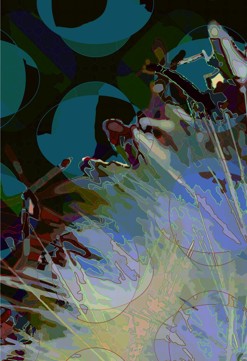 Artichoke_abst_vert8 (digital) av Scott J. Davis