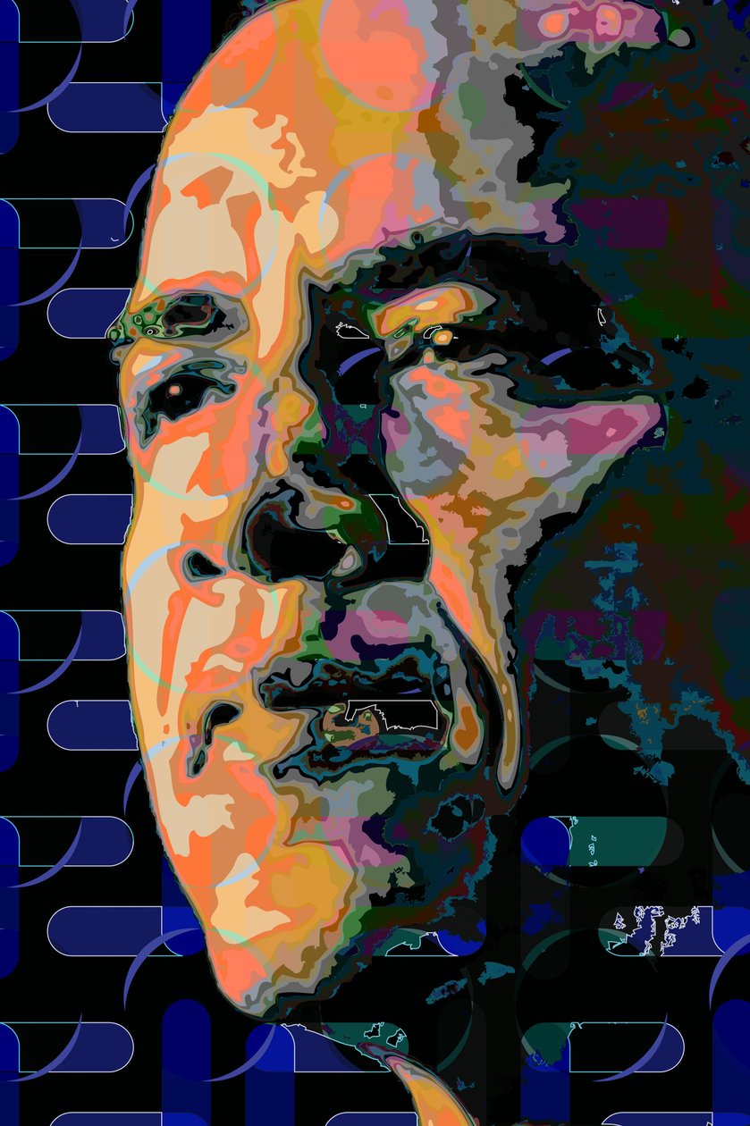 Barack Obama (digital) av Scott J. Davis