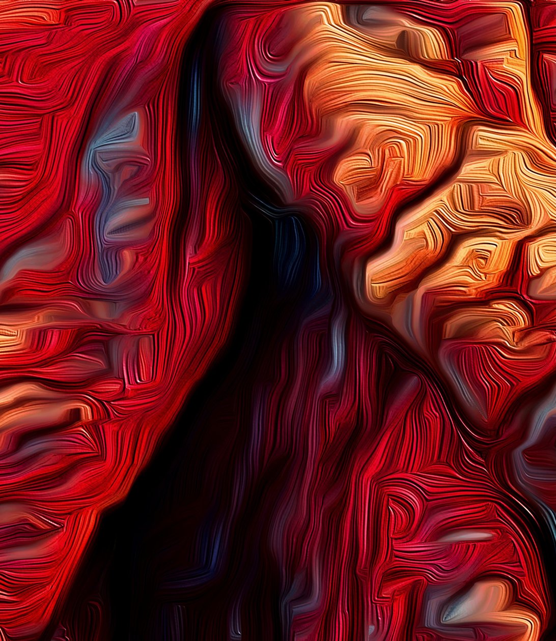 Cave, 2021 (digital) av Scott J. Davis
