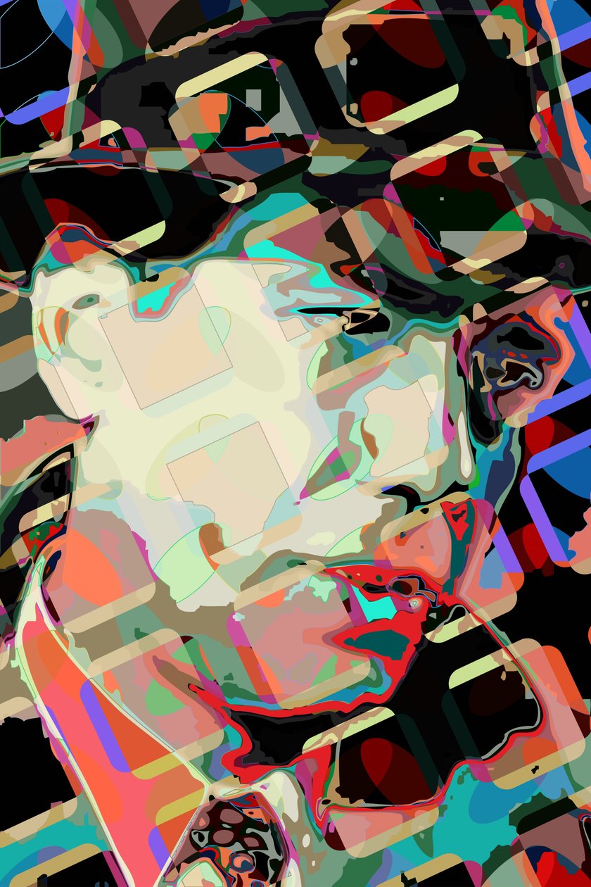 Humphrey Bogart (digital) av Scott J. Davis