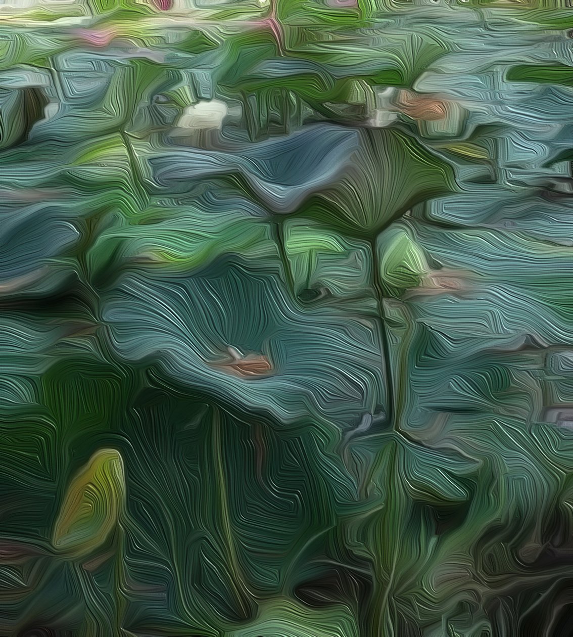 Lily Pond1 av Scott J. Davis