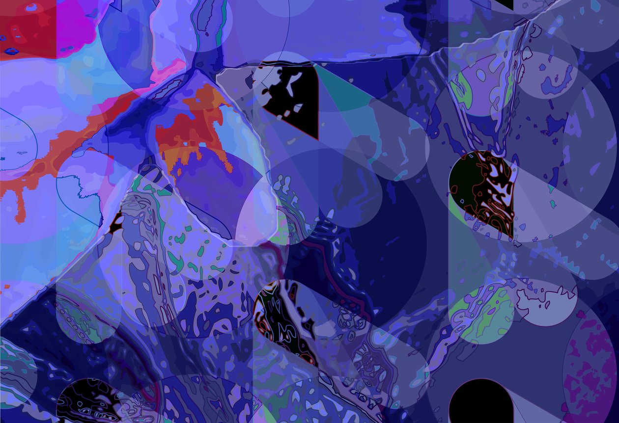 water_lilly_vert4_abst av Scott J. Davis
