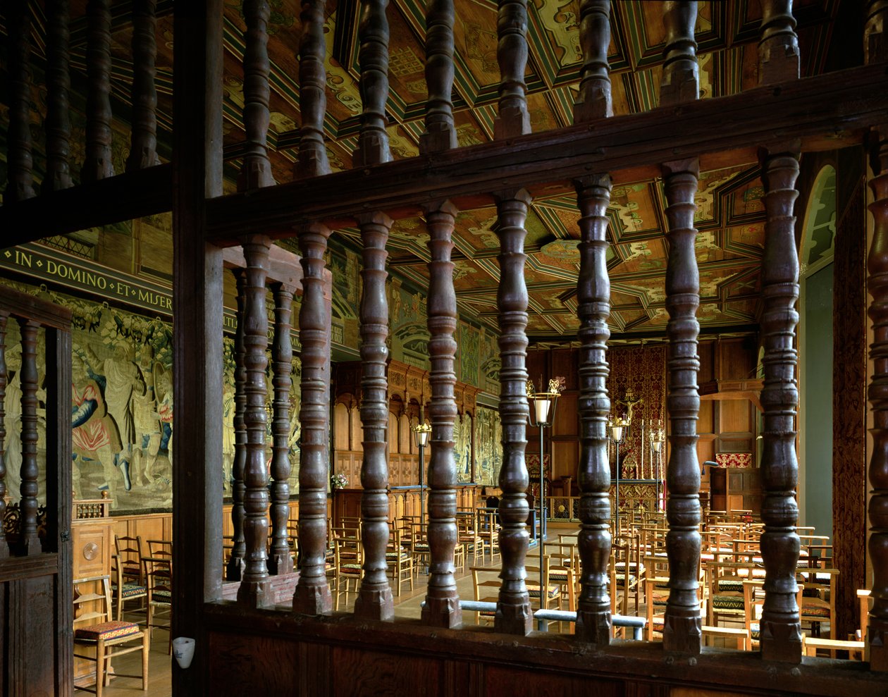 Interiør av Chapel Royal av Scottish School