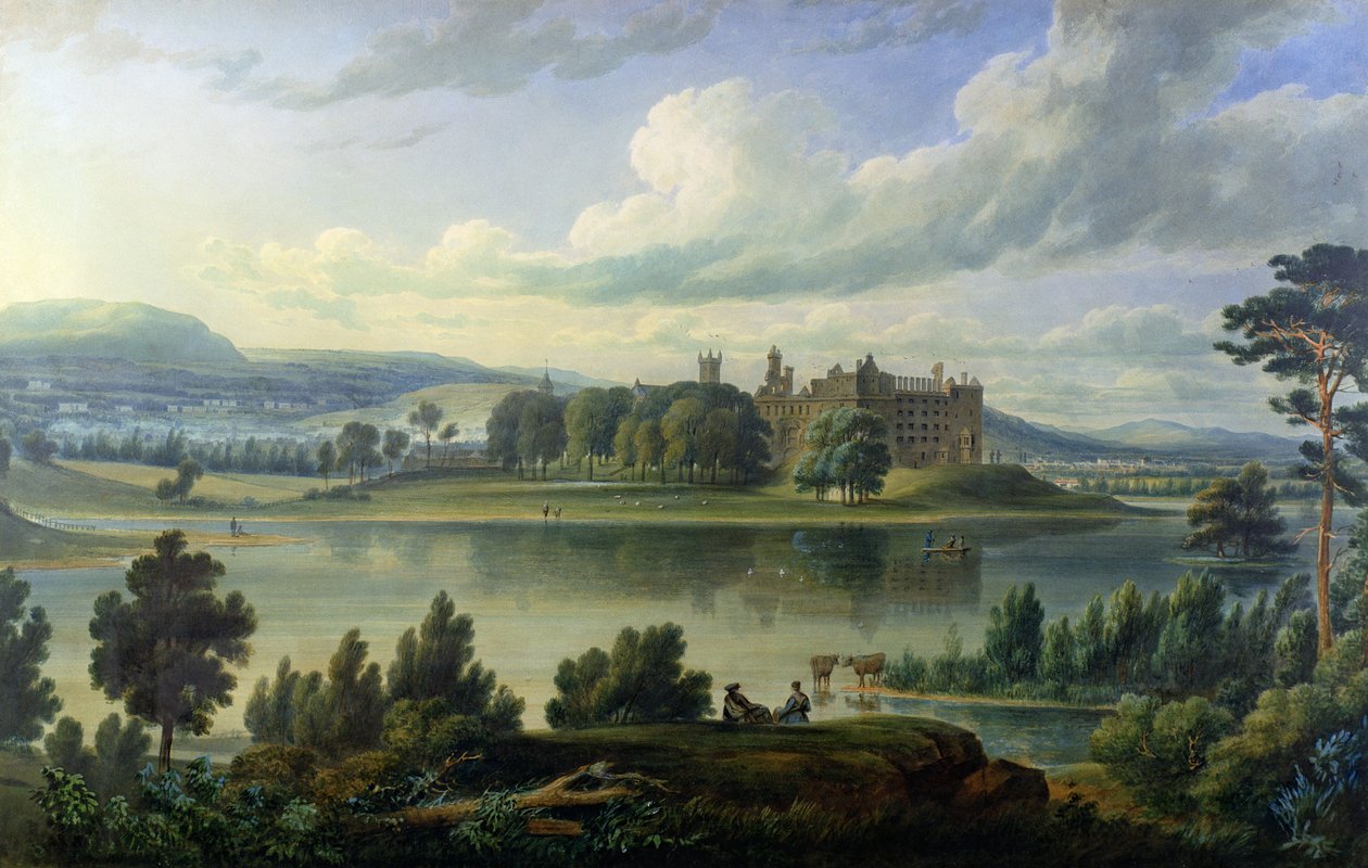 Linlithgow-palasset av Scottish School