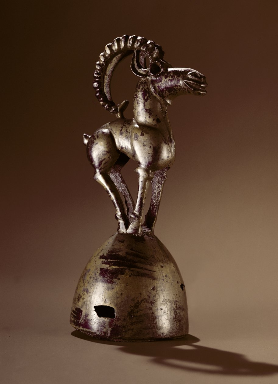 Avslutning med en fjellgeit (bronse) av Scythian