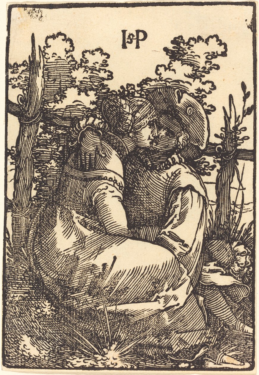 Elskere ved et gjerde av Sebald Beham
