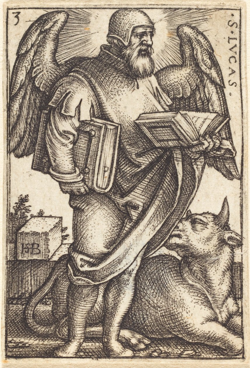 Luke av Sebald Beham