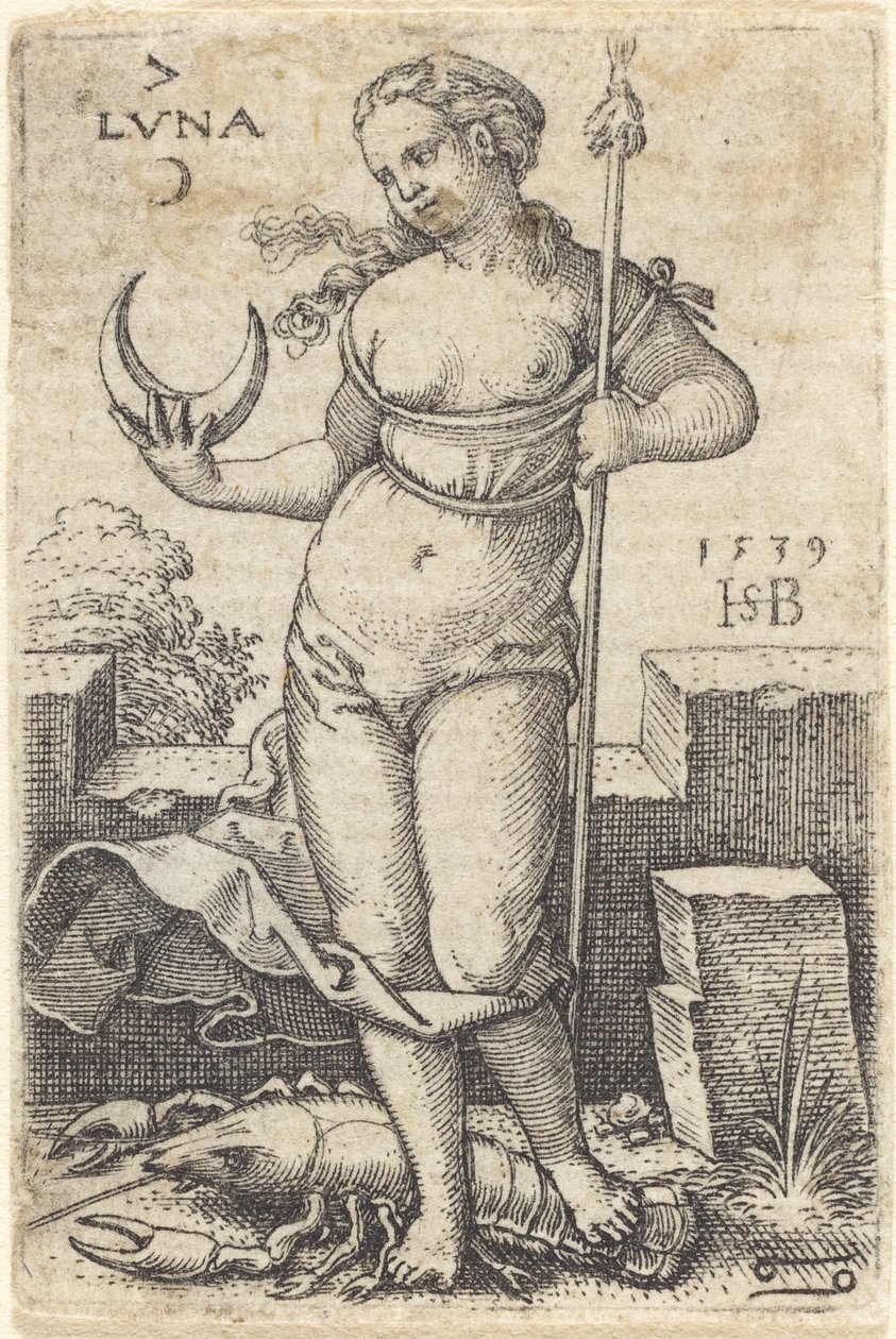 Luna av Sebald Beham