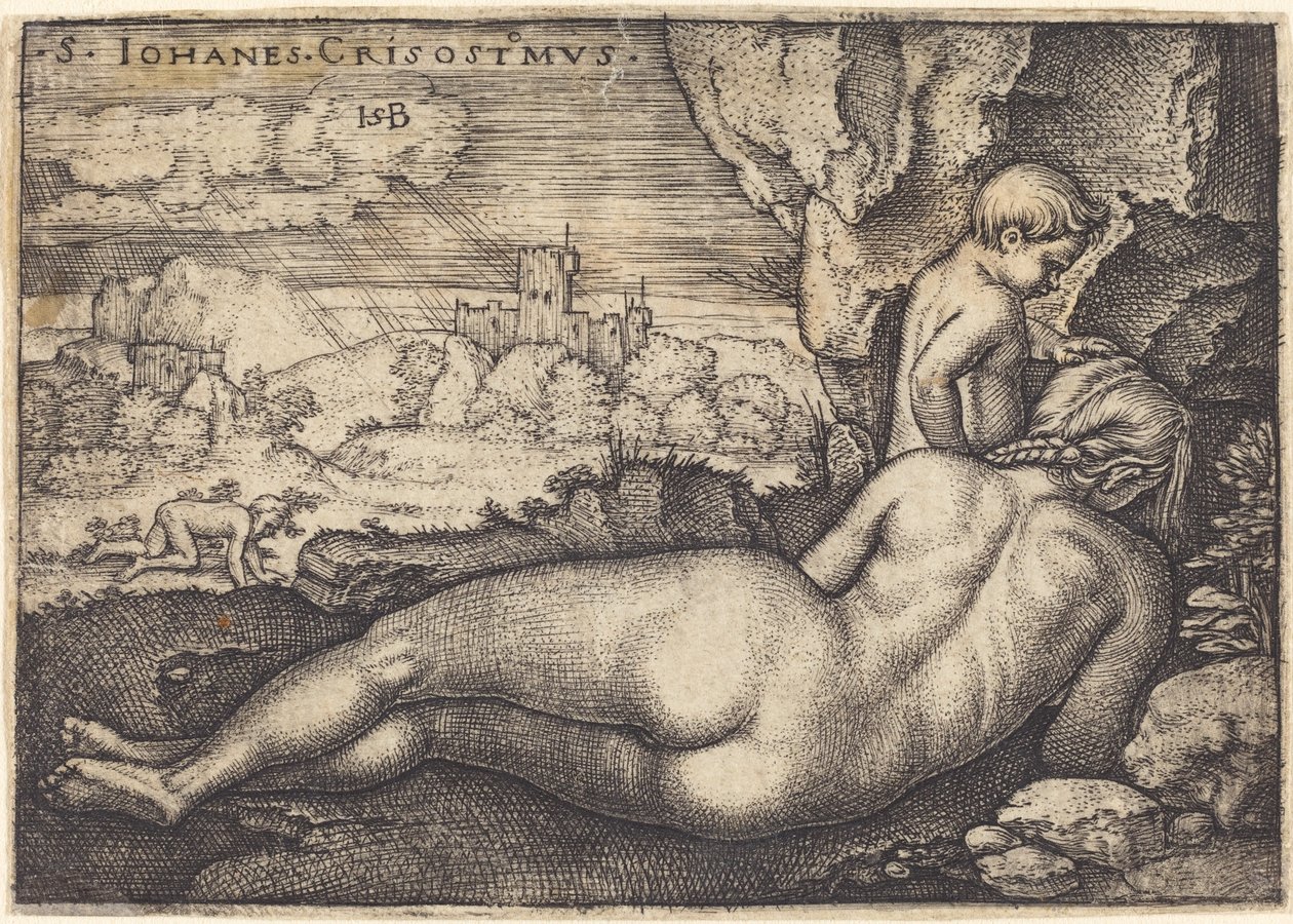 Boten til den hellige Chrysostomus av Sebald Beham
