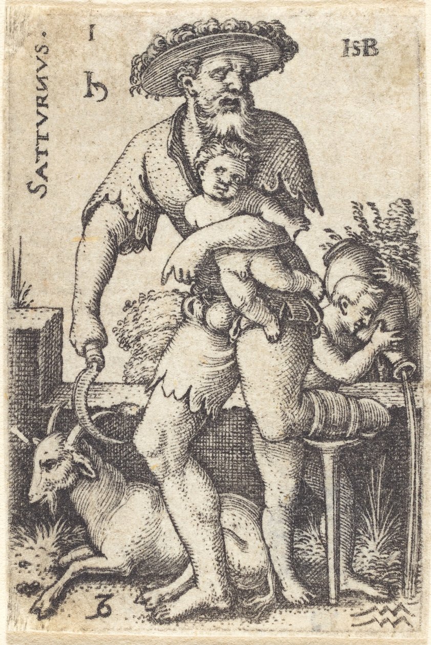 Saturn av Sebald Beham
