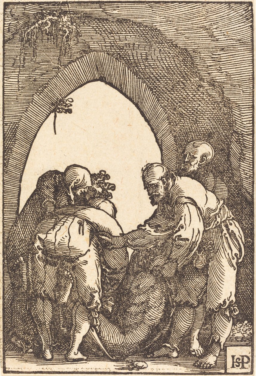 Gravleggingen av Sebald Beham