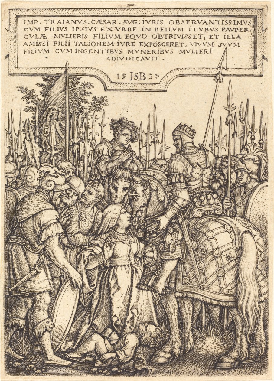 Trajans dom av Sebald Beham