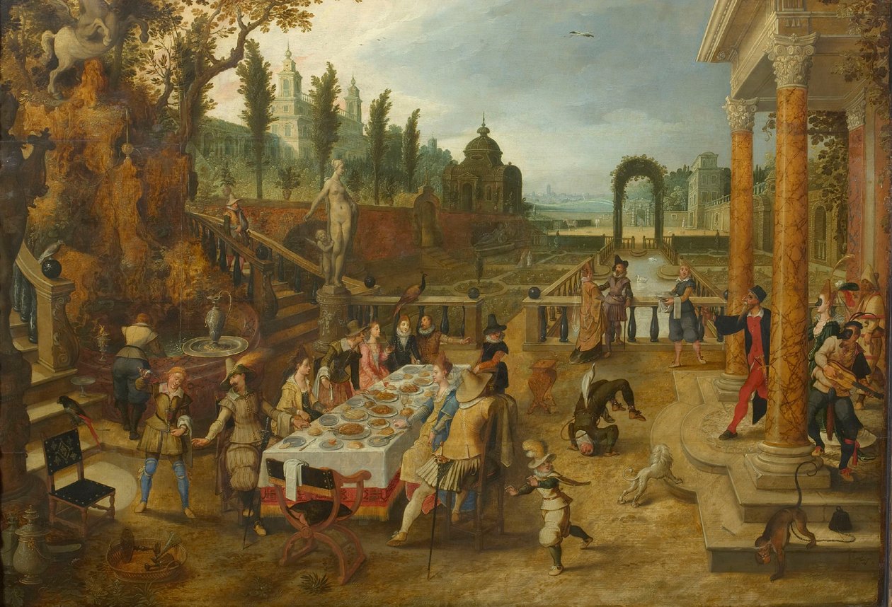 Landspartiet, ca. 1615-1620. av Sebastiaen Vrancx