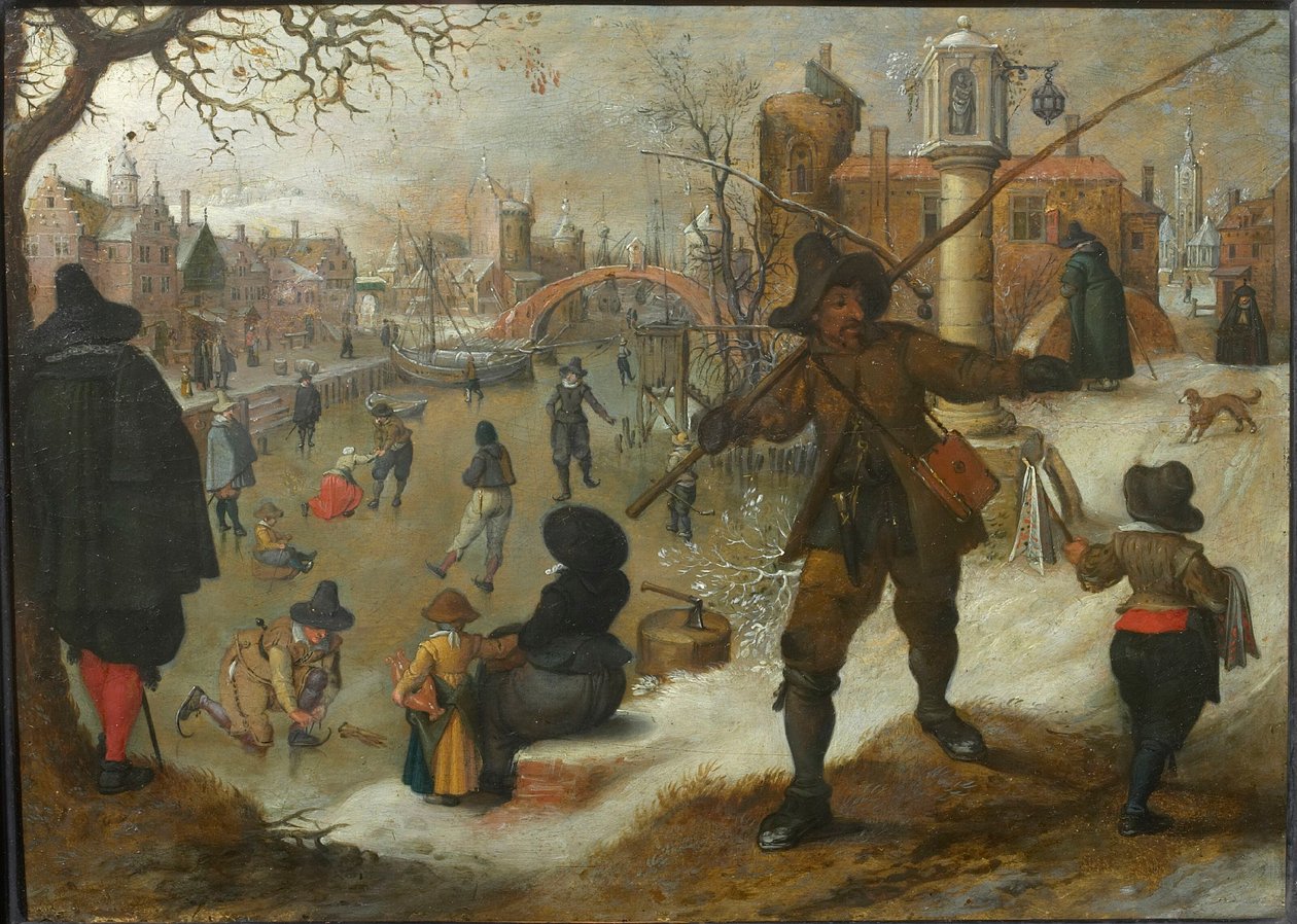 Januar måned, ca. 1618. av Sebastiaen Vrancx