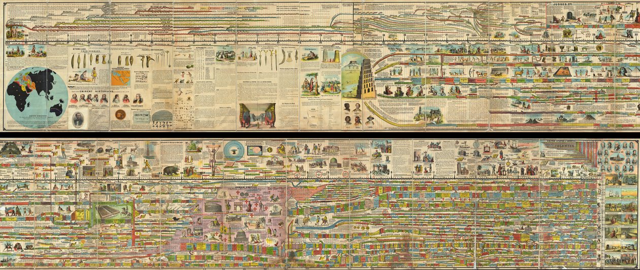 Adams Monumental Illustrated Panorama of History av Sebastian C. Adams