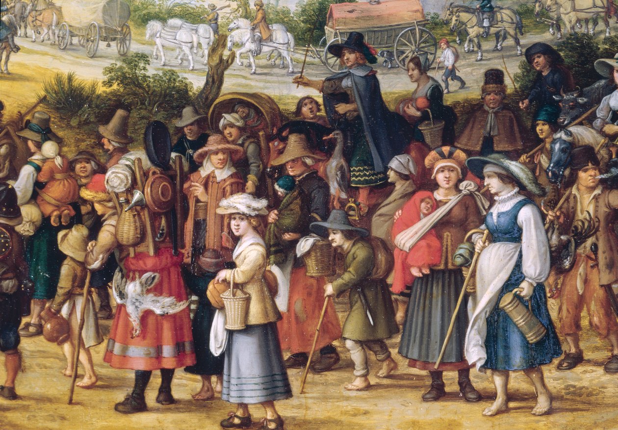 Krigsscene (detalj av 242453) av Sebastian Vrancx